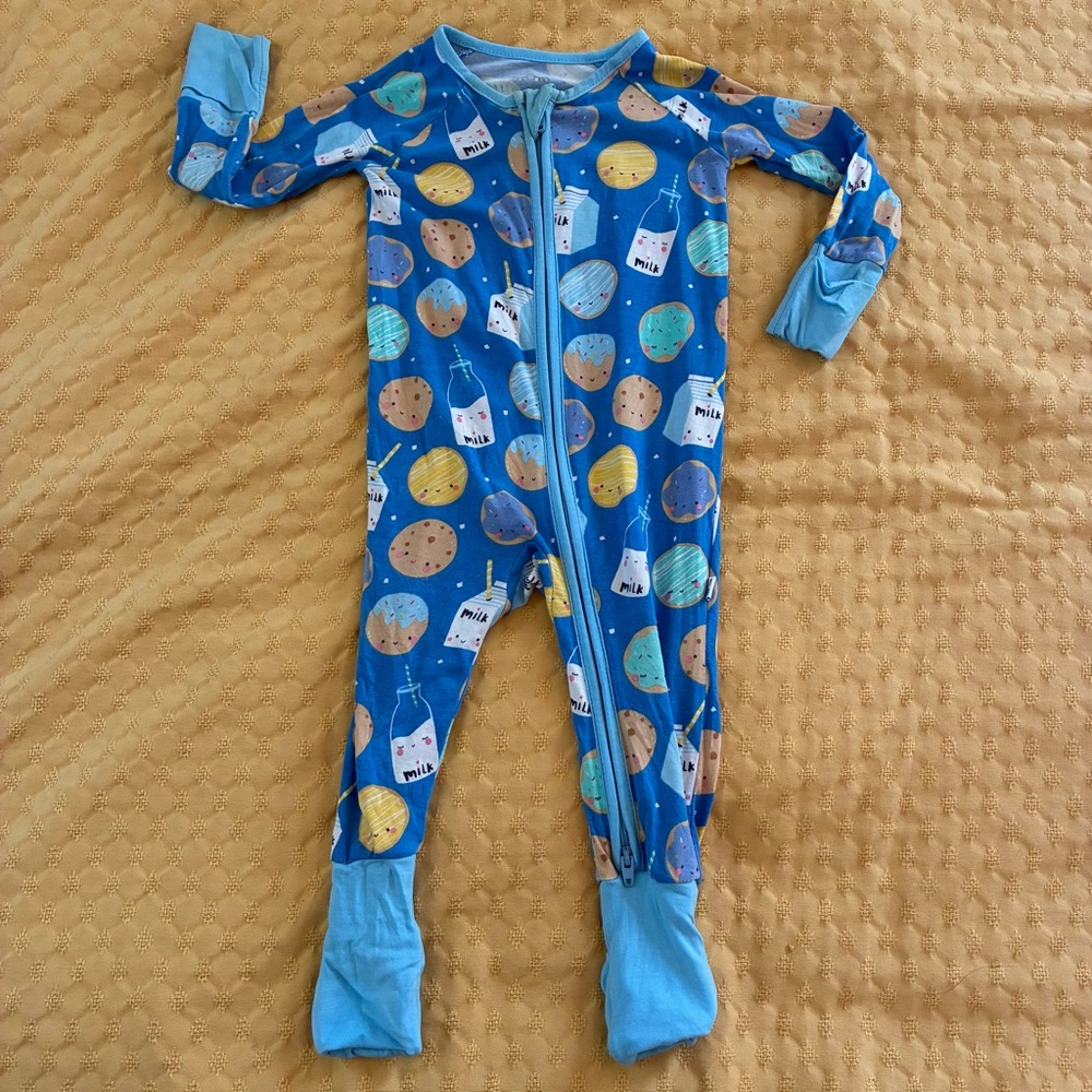 Little Sleepies Milk & Cookies Zippy 3-6m